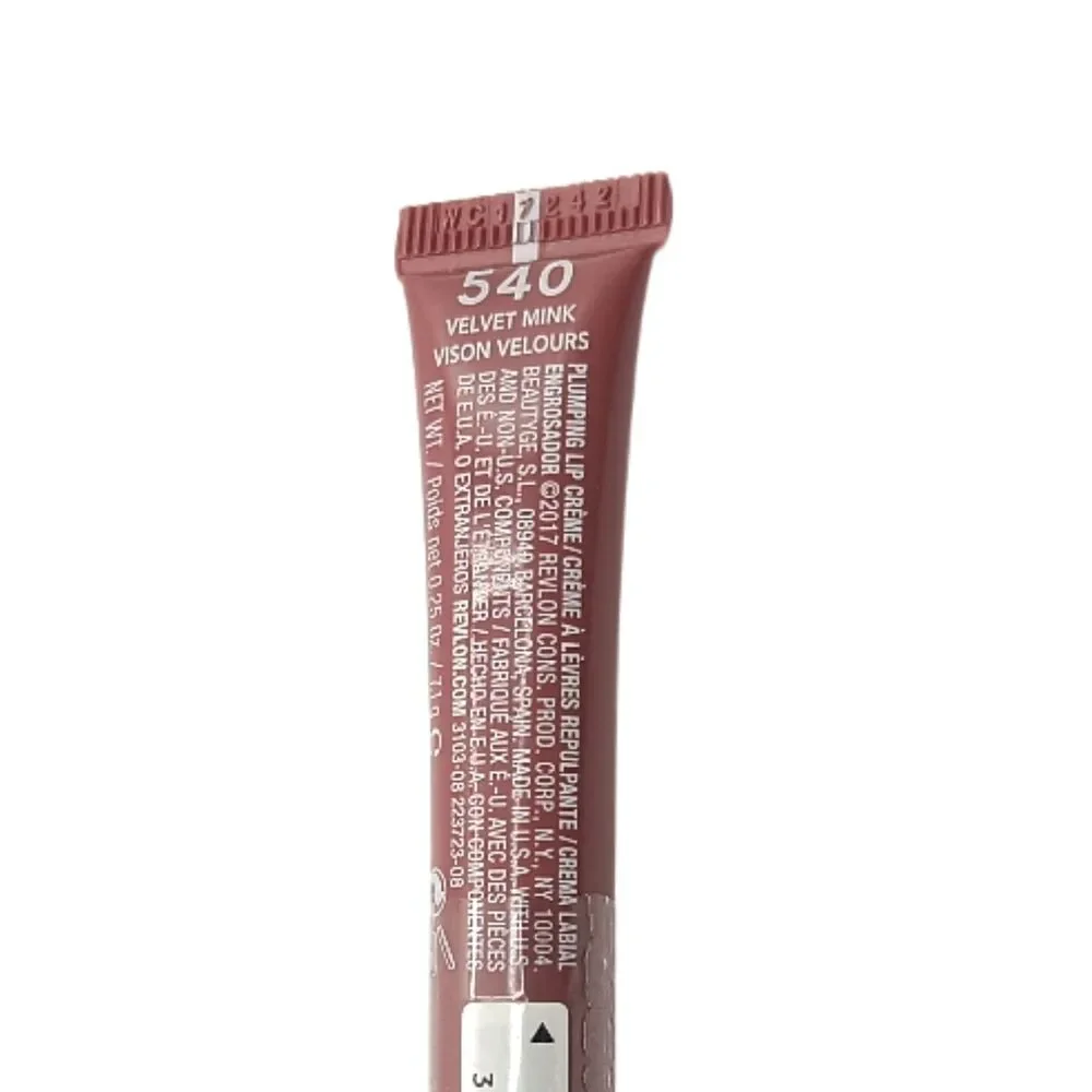 Revlon Kiss Plumping Lip Creme 540 Velvet Mink All Skin Tones New Sealed